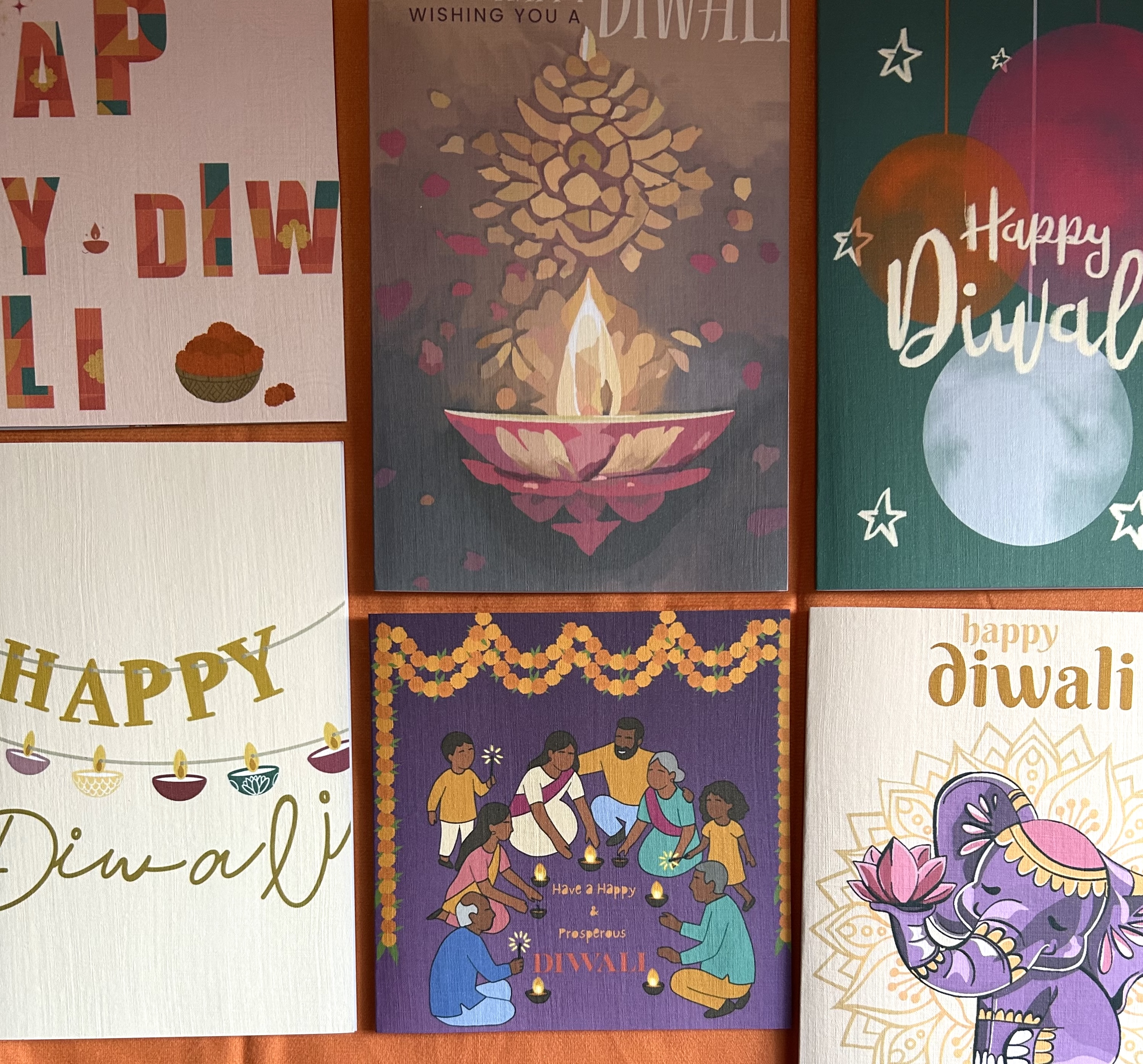 Vibrant artwork representing the festival of Diwali